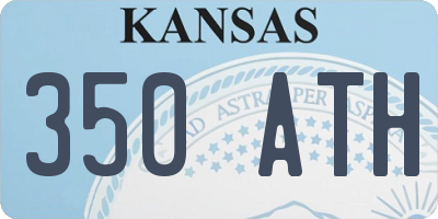 KS license plate 350ATH
