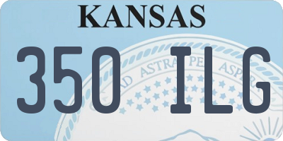 KS license plate 350ILG
