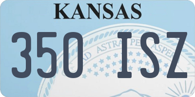 KS license plate 350ISZ