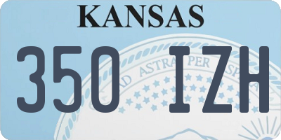 KS license plate 350IZH