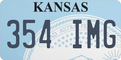 KS license plate 354IMG