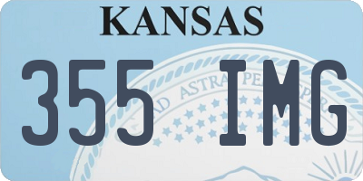 KS license plate 355IMG