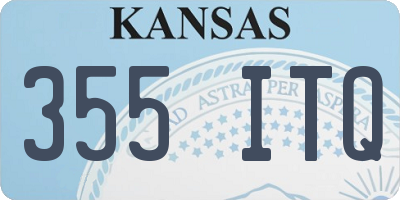 KS license plate 355ITQ