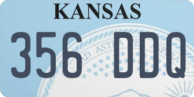 KS license plate 356DDQ