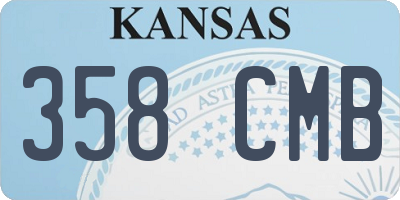 KS license plate 358CMB