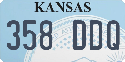 KS license plate 358DDQ