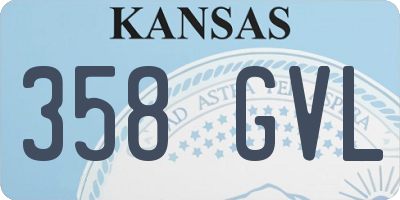 KS license plate 358GVL