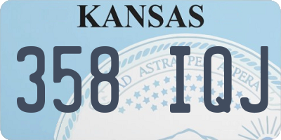 KS license plate 358IQJ