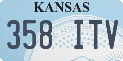 KS license plate 358ITV