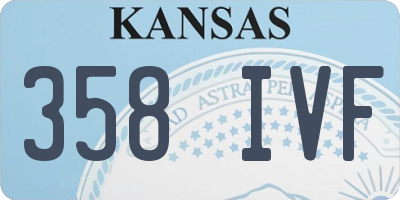 KS license plate 358IVF