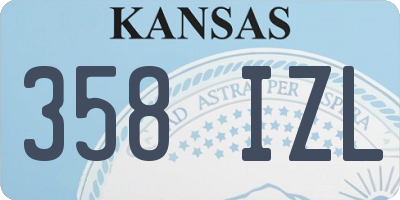 KS license plate 358IZL