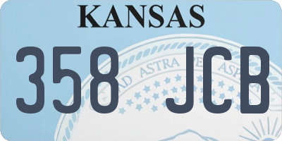 KS license plate 358JCB