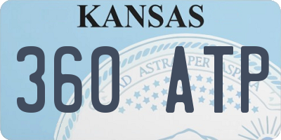 KS license plate 360ATP