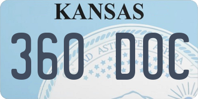 KS license plate 360DOC