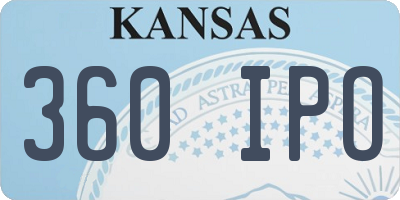 KS license plate 360IPO