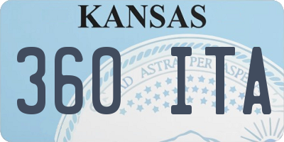 KS license plate 360ITA