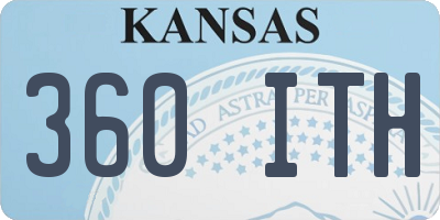 KS license plate 360ITH