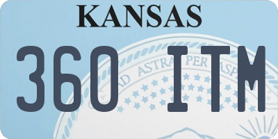 KS license plate 360ITM