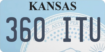 KS license plate 360ITU