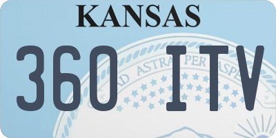 KS license plate 360ITV