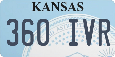 KS license plate 360IVR