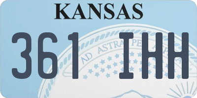 KS license plate 361IHH