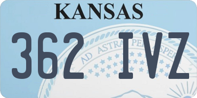 KS license plate 362IVZ