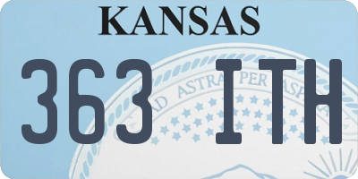 KS license plate 363ITH