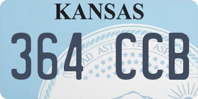 KS license plate 364CCB