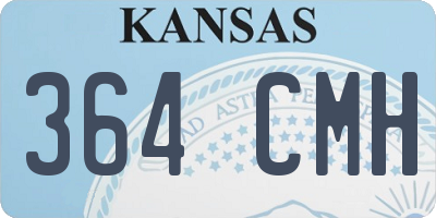 KS license plate 364CMH