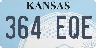 KS license plate 364EQE