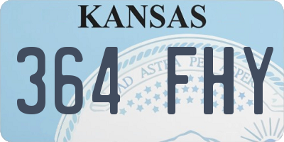 KS license plate 364FHY