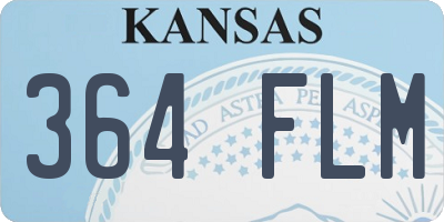 KS license plate 364FLM