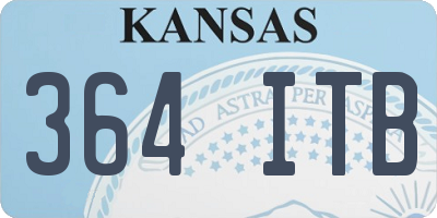 KS license plate 364ITB