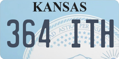 KS license plate 364ITH