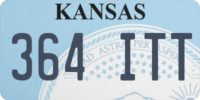 KS license plate 364ITT