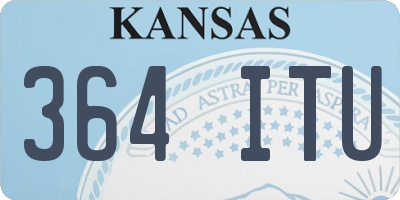 KS license plate 364ITU