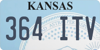KS license plate 364ITV