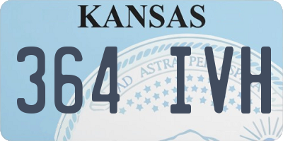 KS license plate 364IVH