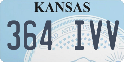 KS license plate 364IVV