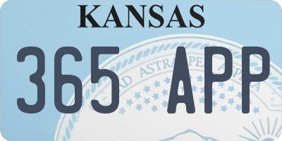 KS license plate 365APP