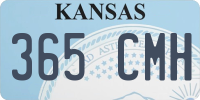 KS license plate 365CMH