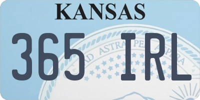 KS license plate 365IRL