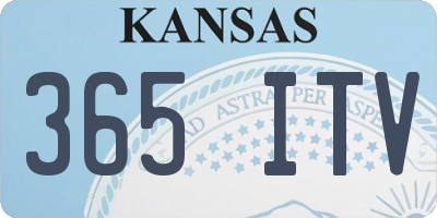 KS license plate 365ITV