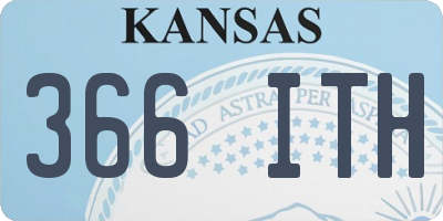 KS license plate 366ITH