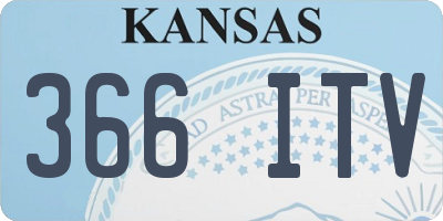 KS license plate 366ITV
