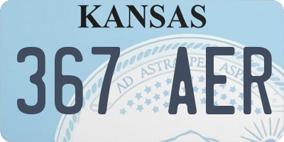 KS license plate 367AER