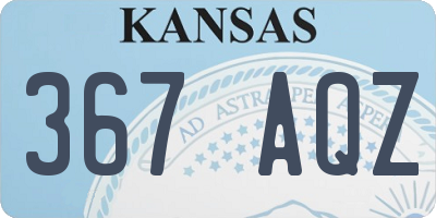 KS license plate 367AQZ