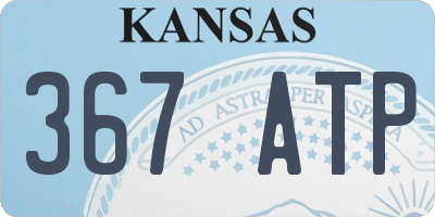 KS license plate 367ATP