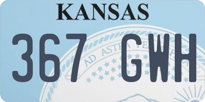 KS license plate 367GWH